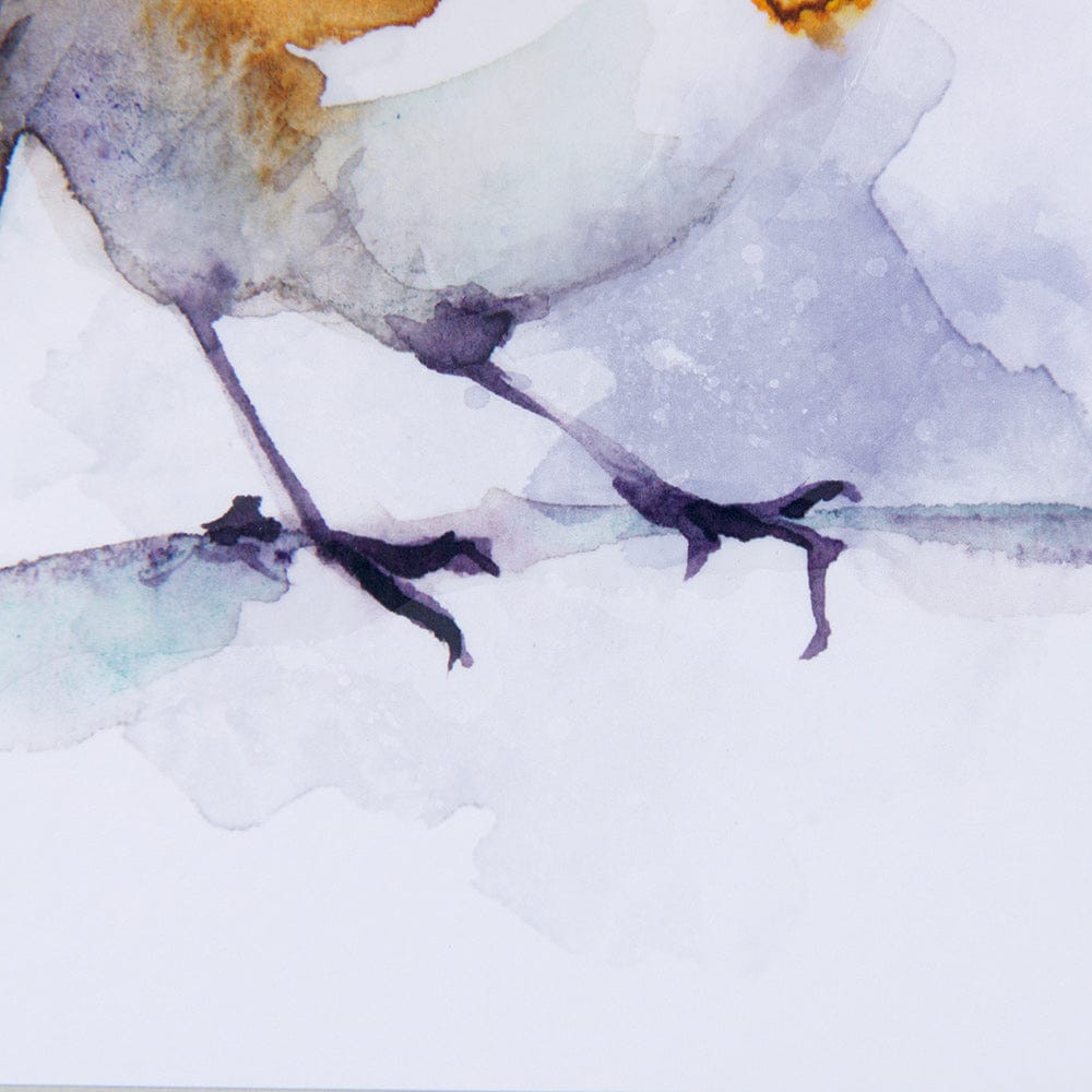 Mercana - Robin IV by Mercana Studio a Hand Embellished Textured Framed Art Print Matted under Glass - 14218 view 6