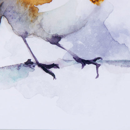 Mercana - Robin IV by Mercana Studio a Hand Embellished Textured Framed Art Print Matted under Glass - 14218 view 6