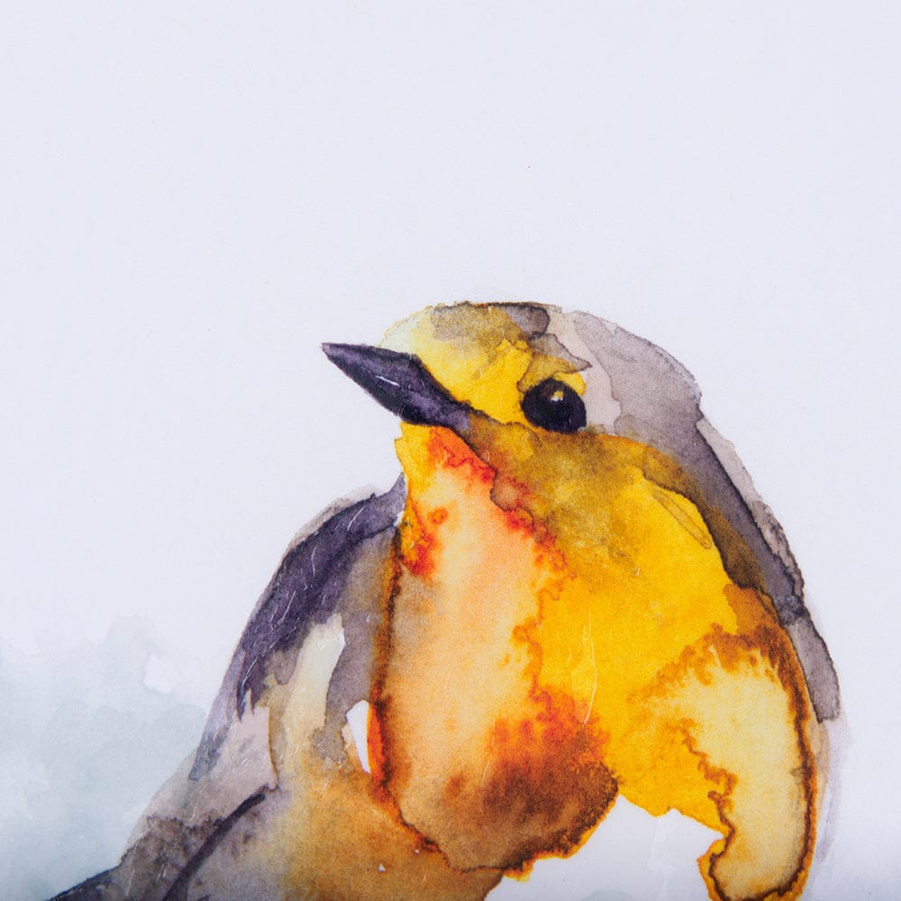 Mercana - Robin IV by Mercana Studio a Hand Embellished Textured Framed Art Print Matted under Glass - 14218 view 7