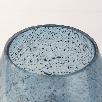 Mercana - Robyn Short Blue Glass Vase - 70351 view 7