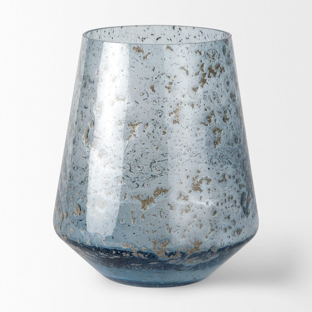 Mercana - Robyn Tall Blue Glass Vase - 70352 view 4