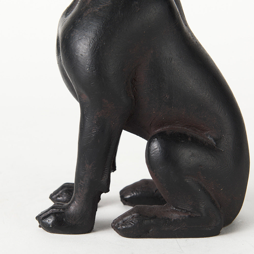 Mercana - Rocky 4L x 5W Black Resin Boxer Dog - 57797_CLOSEOUT view 8