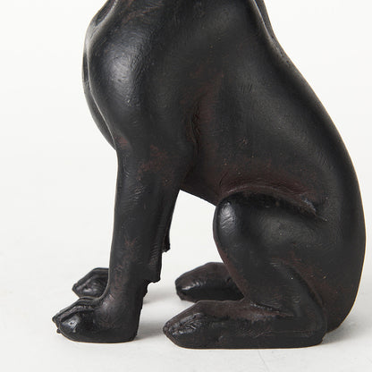 Mercana - Rocky 4L x 5W Black Resin Boxer Dog - 57797_CLOSEOUT view 8