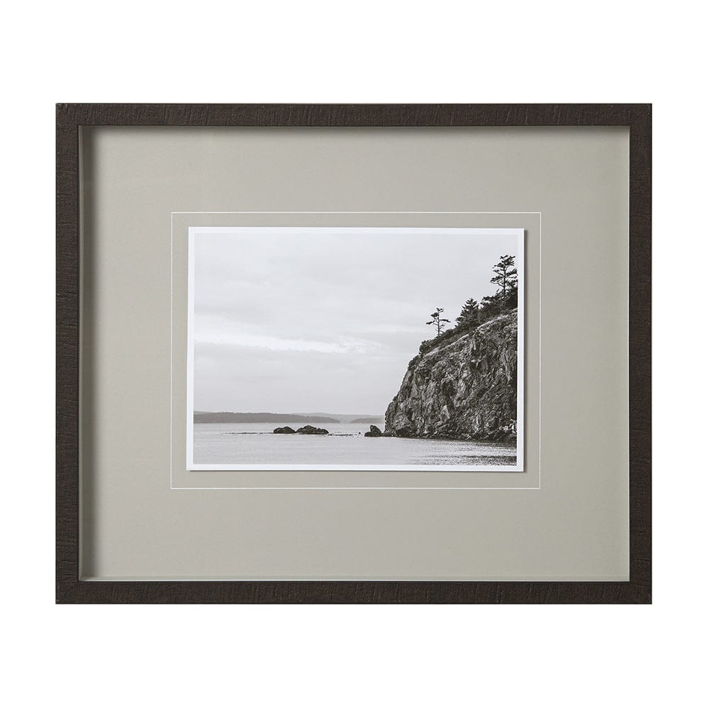 Mercana - Rocky Cliffs, Rosario Beach by Bisig, Steve a Framed Art Print Matted under Glass - 12188 view 1