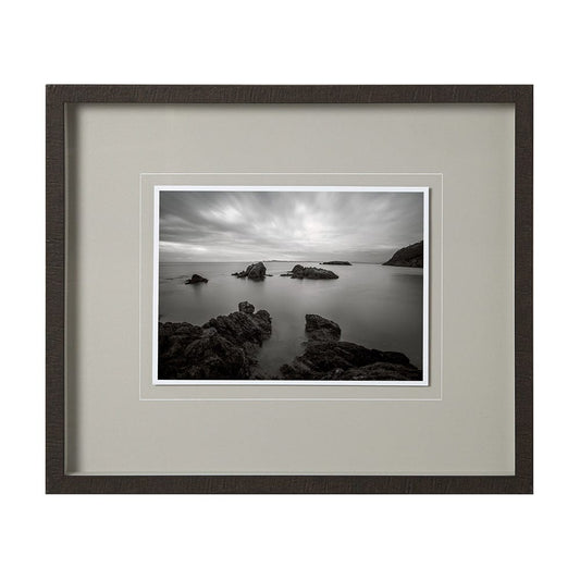 Mercana - Rocky Coastline, Rosario Beach by Bisig, Steve a Framed Art Print Matted under Glass - 12189 view 1
