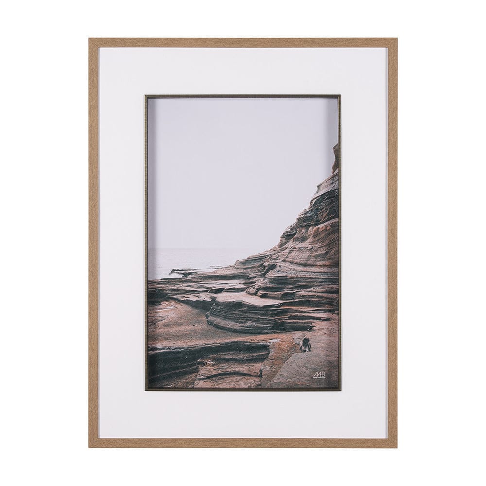 Mercana - Rocky Shore Hawaii by Max Blakesberg Studios a Hand Embellished Framed Art Print Matted under Glass - 15652 view 1