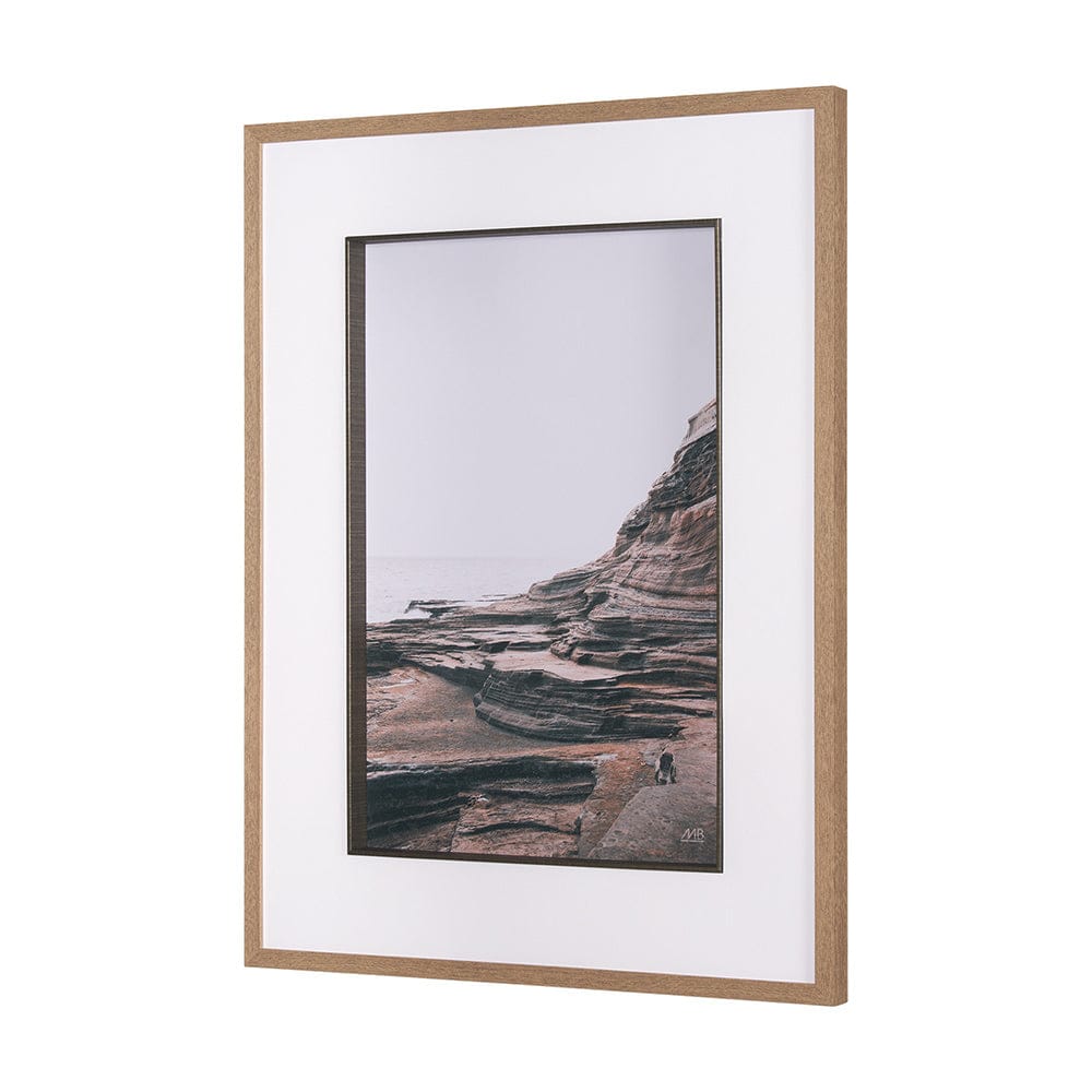 Mercana - Rocky Shore Hawaii by Max Blakesberg Studios a Hand Embellished Framed Art Print Matted under Glass - 15652 view 2
