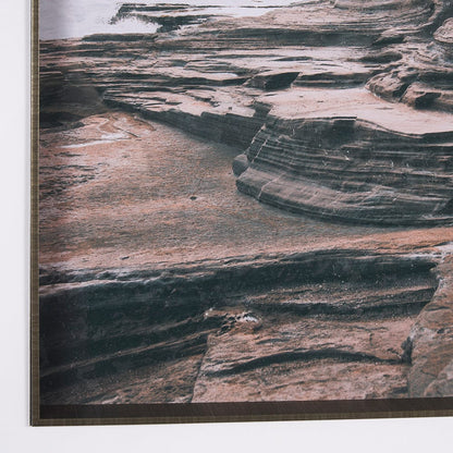 Mercana - Rocky Shore Hawaii by Max Blakesberg Studios a Hand Embellished Framed Art Print Matted under Glass - 15652 view 6