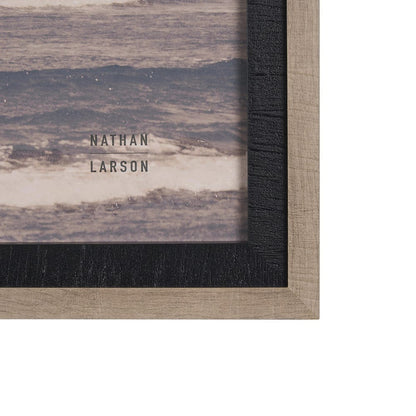 Mercana - Rocky Shores by Nathan Larson a Hand Embellished Framed Art Print Matted under Glass - 15693 view 3