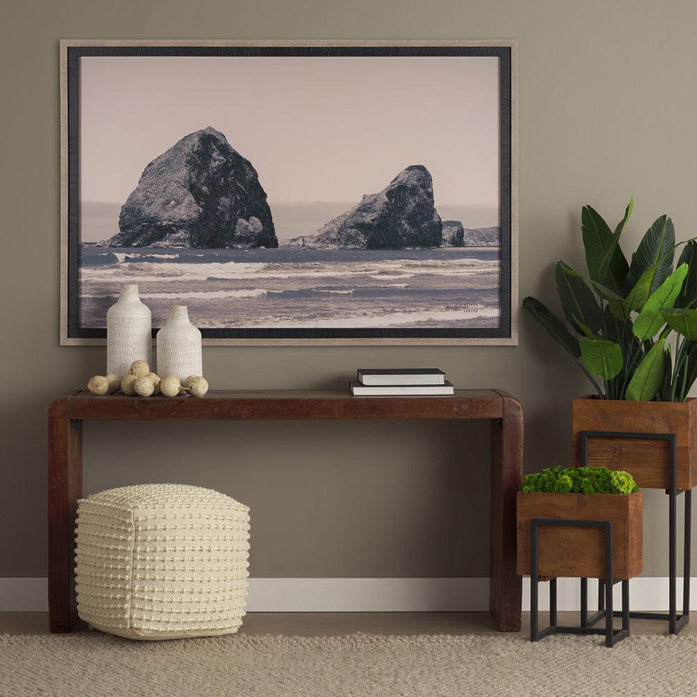 Mercana - Rocky Shores by Nathan Larson a Hand Embellished Framed Art Print Matted under Glass - 15693 view 8