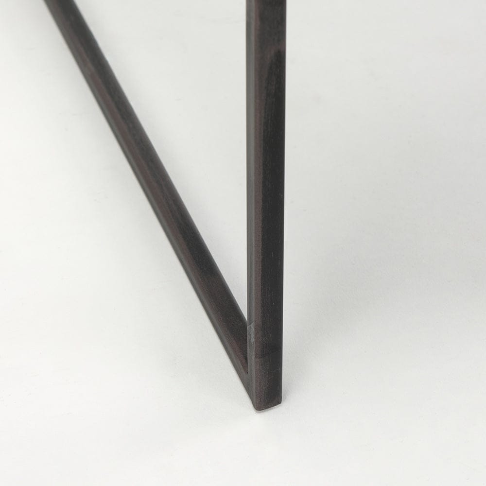 Mercana - Ronin 22"H Square 2-Tier Wood w/ Black Metal Accent Table - 70092_CLOSEOUT view 8