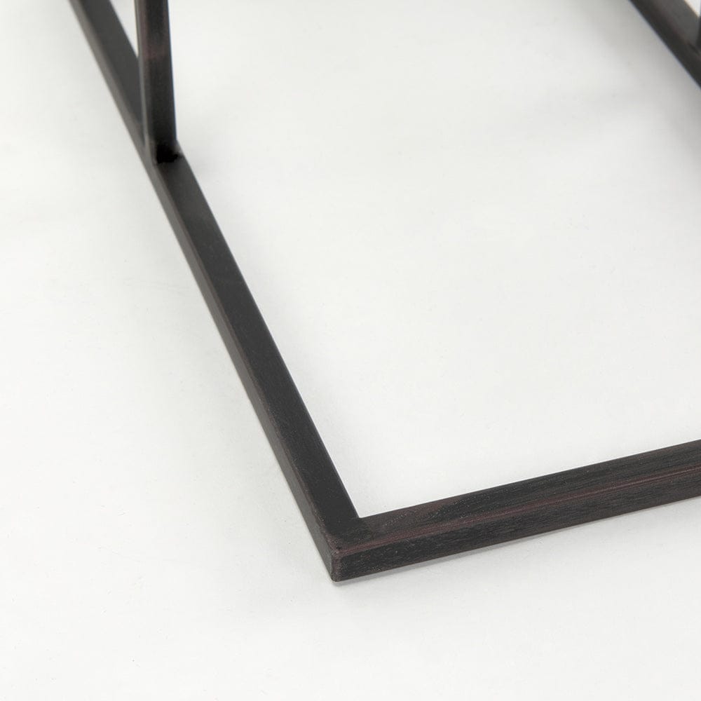 Mercana - Ronin 25"H Rectangle 2-Tier Wood w/ Black Metal Accent Table - 70093_CLOSEOUT view 8