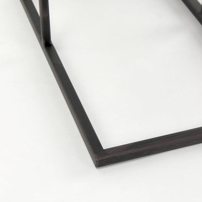 Mercana - Ronin 25"H Rectangle 2-Tier Wood w/ Black Metal Accent Table - 70093_CLOSEOUT view 8