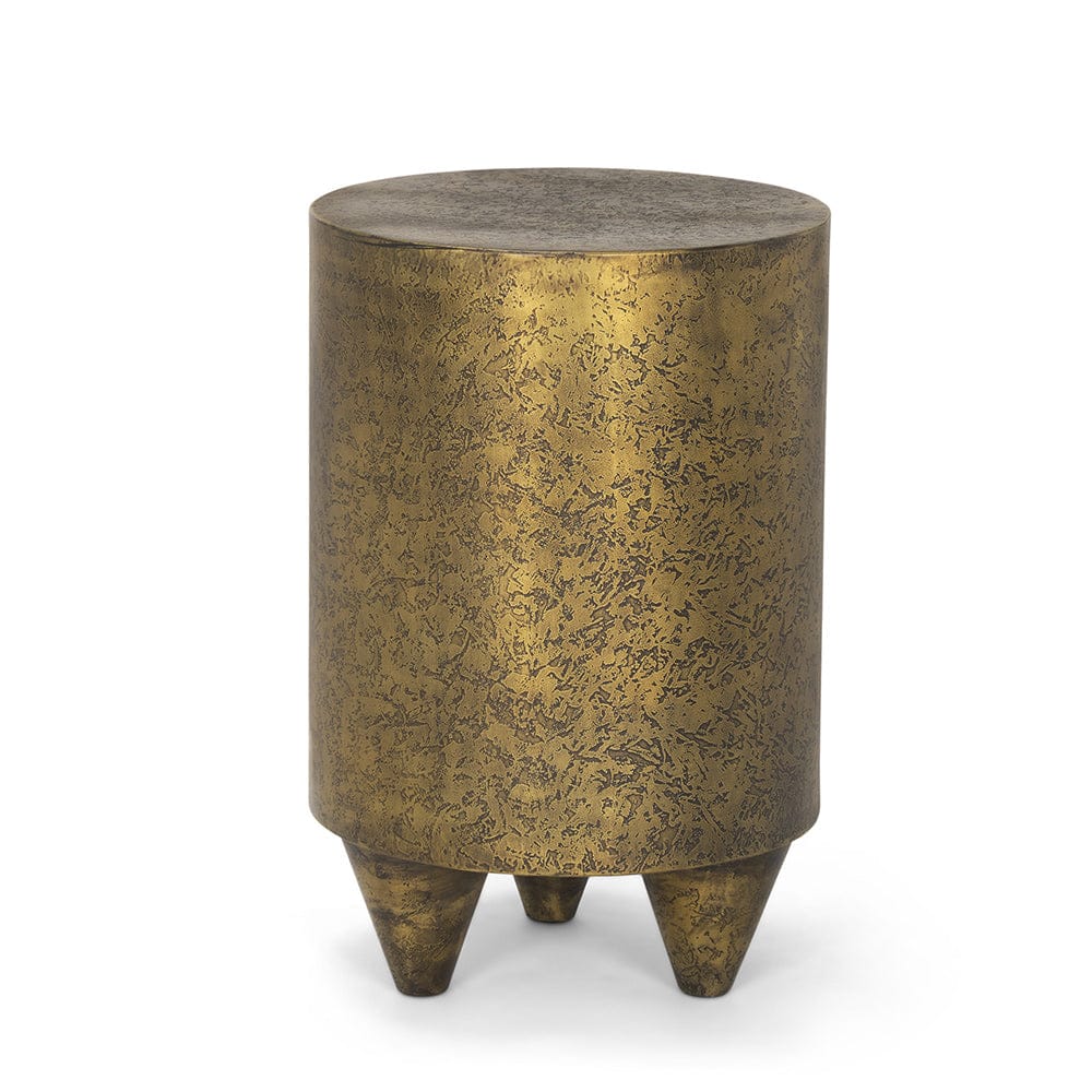 Mercana - Rosh Textured Gold Metal w/ Acid Wash Accent Table - 70741 view 1