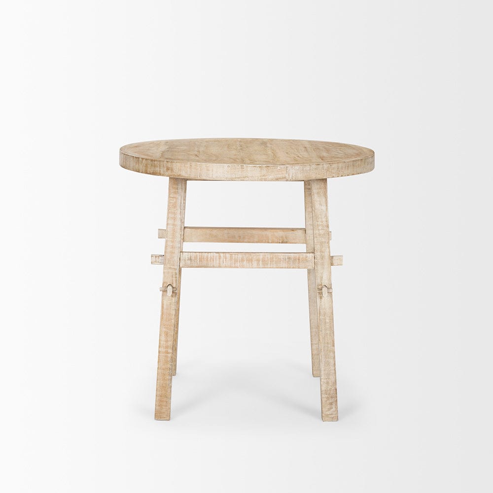 Mercana - Rosie Large Blonde Wood End Table - 70489 view 2