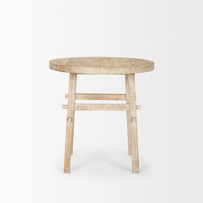 Mercana - Rosie Large Blonde Wood End Table - 70489 view 2