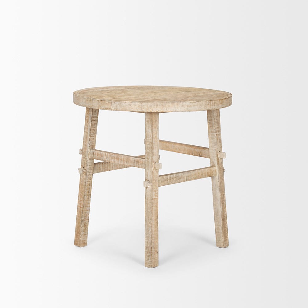 Mercana - Rosie Large Blonde Wood End Table - 70489 view 3