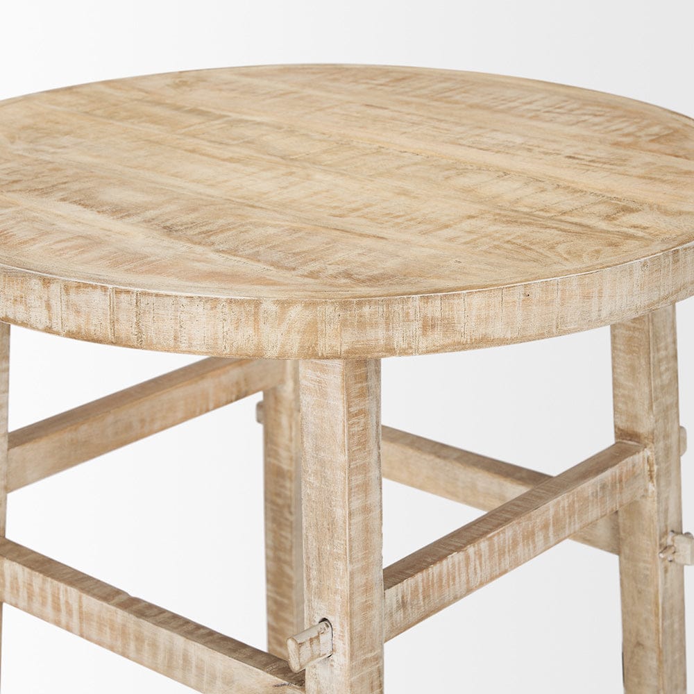 Mercana - Rosie Large Blonde Wood End Table - 70489 view 6