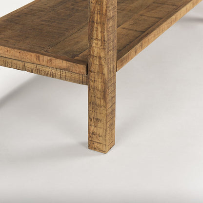 Mercana - Rosie Large Brown Wood Console Table - 70492 view 7