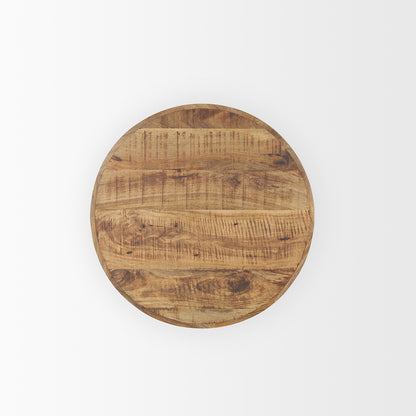 Mercana - Rosie Large Brown Wood End Table - 70495 view 5