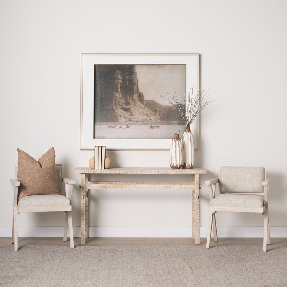 Mercana - Rosie Small Blonde Wood Console Table - 70491 view 9