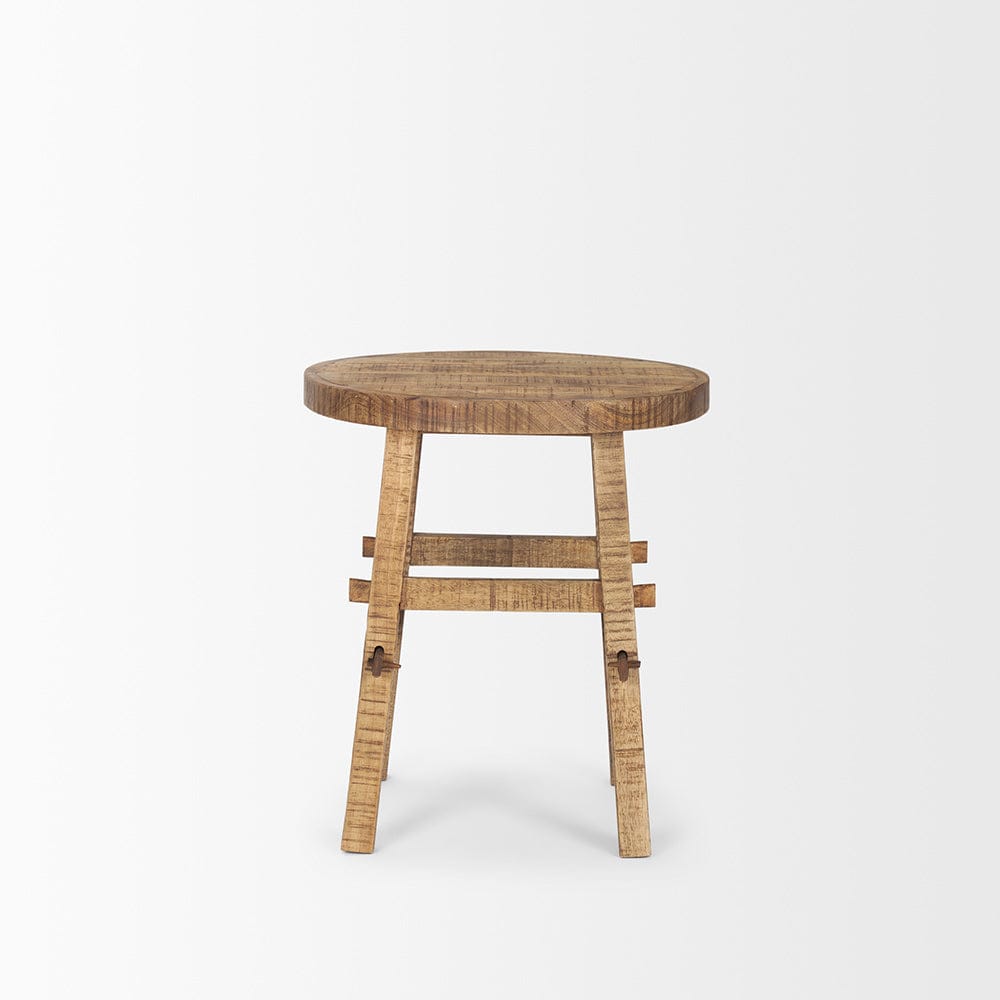 Mercana - Rosie Small Brown Wood End Table - 70494 view 2