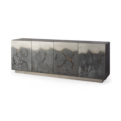 Mercana - Roxdale 82.0L x 18.0W x 29.0H Acid Wash Metal Sideboard - 69260 view 1