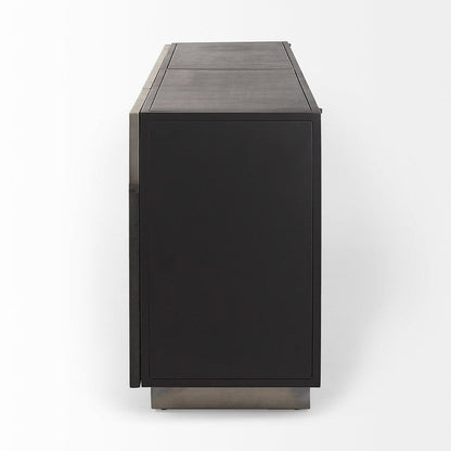 Mercana - Roxdale 82.0L x 18.0W x 29.0H Acid Wash Metal Sideboard - 69260 view 3