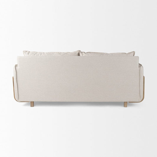 Mercana - Roy I 84" Beige Upholstered Three Seater Sofa - 68700 view 2