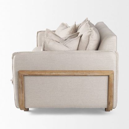 Mercana - Roy I 84" Beige Upholstered Three Seater Sofa - 68700 view 9
