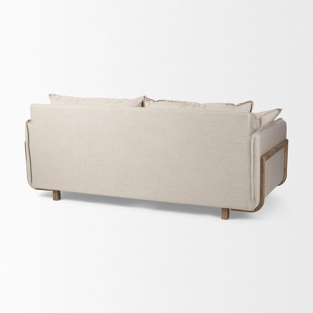 Mercana - Roy I 84" Beige Upholstered Three Seater Sofa - 68700 view 10