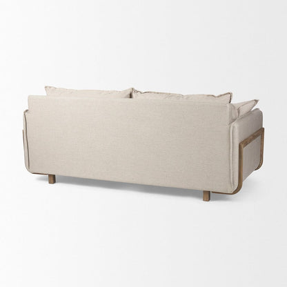 Mercana - Roy I 84" Beige Upholstered Three Seater Sofa - 68700 view 10