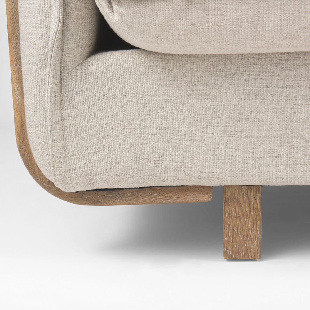 Mercana - Roy I 84" Beige Upholstered Three Seater Sofa - 68700 view 13