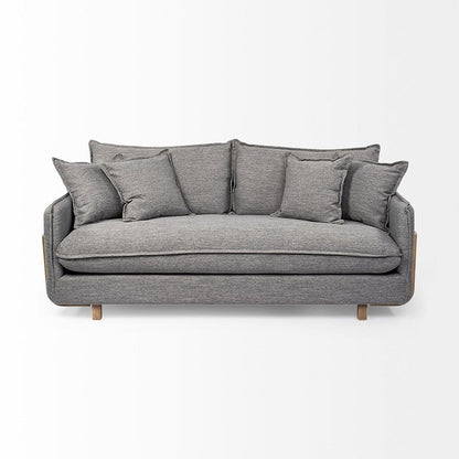 Mercana - Roy I 84" Castlerock Gray Upholstered Three Seater Sofa - 68711_CLOSEOUT view 6