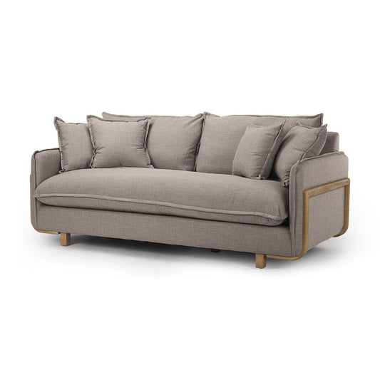 Mercana - Roy I 84" Flint Gray Upholstered Three Seater Sofa - 68710_CLOSEOUT view 1