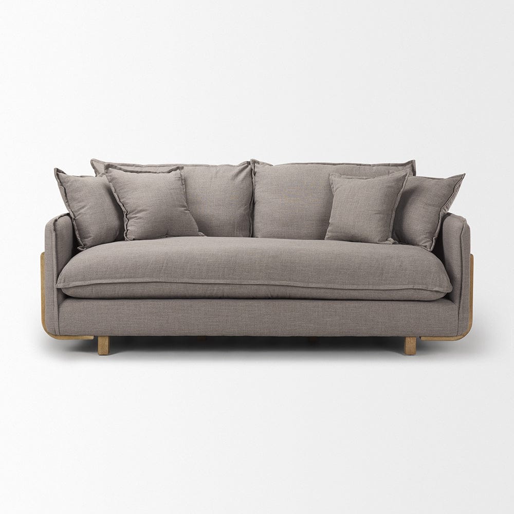 Mercana - Roy I 84" Flint Gray Upholstered Three Seater Sofa - 68710_CLOSEOUT view 3