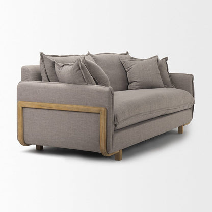 Mercana - Roy I 84" Flint Gray Upholstered Three Seater Sofa - 68710_CLOSEOUT view 7