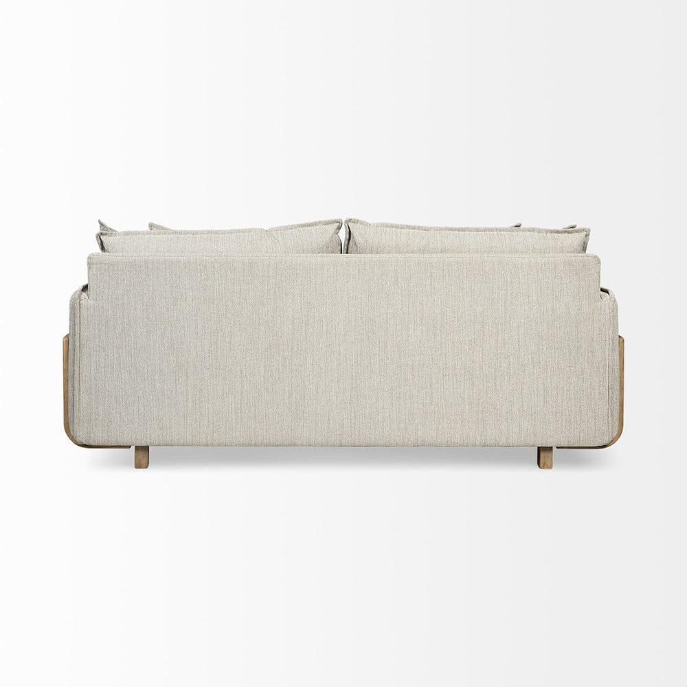 Mercana - Roy I 84" Frost Gray Upholstered Three Seater Sofa - 68712 view 4