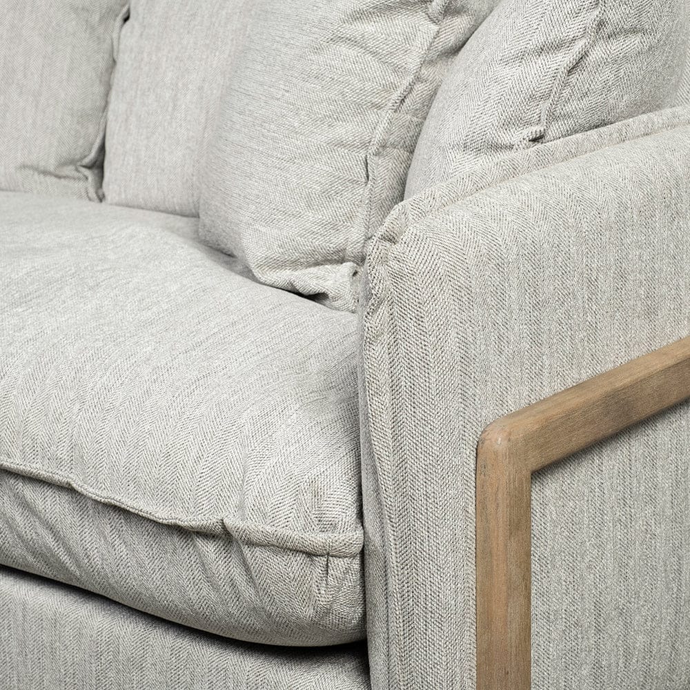 Mercana - Roy I 84" Frost Gray Upholstered Three Seater Sofa - 68712 view 7