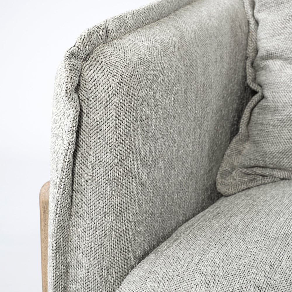 Mercana - Roy I 84" Frost Gray Upholstered Three Seater Sofa - 68712 view 8