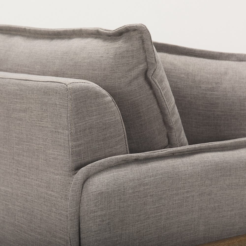 Mercana - Roy II Flint Gray Upholstered and Brown Wood Frame Arm Chair - 68714 view 9