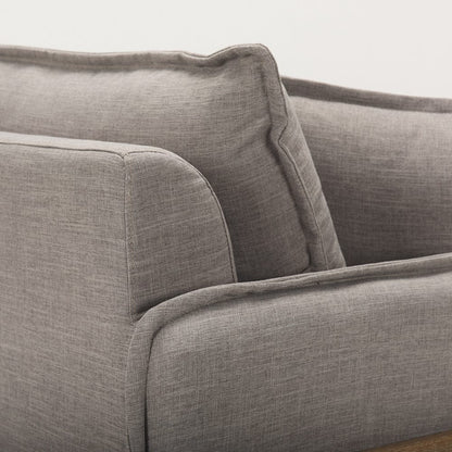 Mercana - Roy II Flint Gray Upholstered and Brown Wood Frame Arm Chair - 68714 view 9