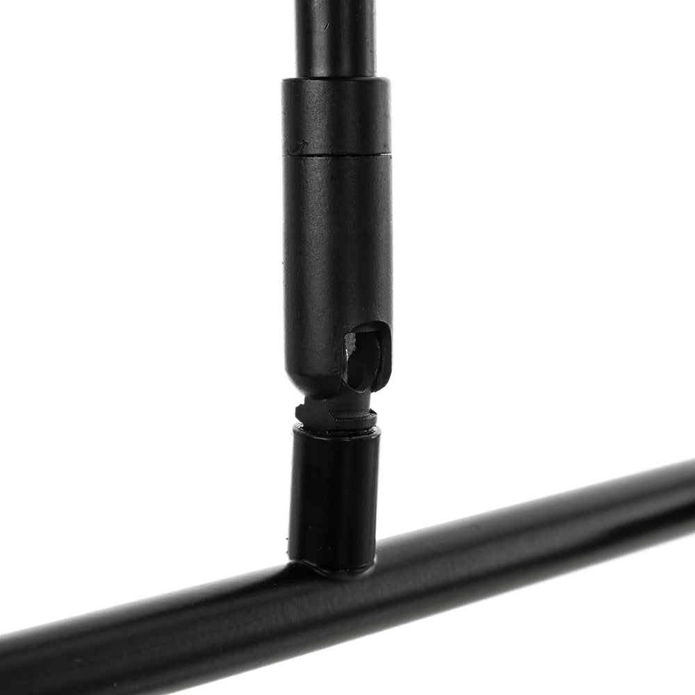 Mercana - Rudyard Glass Globe and Black Metal Chandelier - 68292 view 6