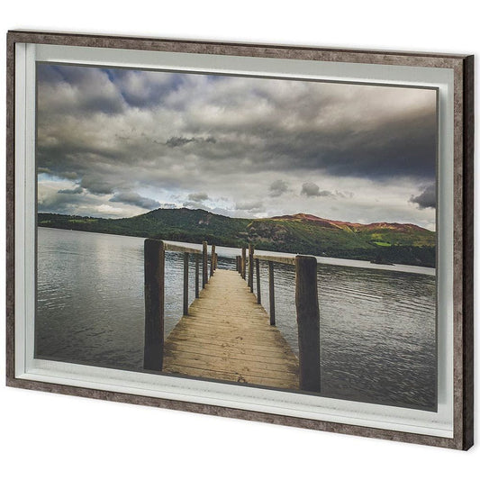 Mercana - Run by Joe Reynolds a Hand Embellished Textured Framed Art Print Matted under Glass - 11188 view 1