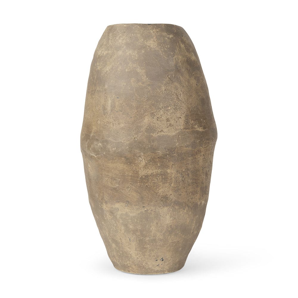 Mercana - Rundal Large Gray Paper Mache Vase - 70209 view 1