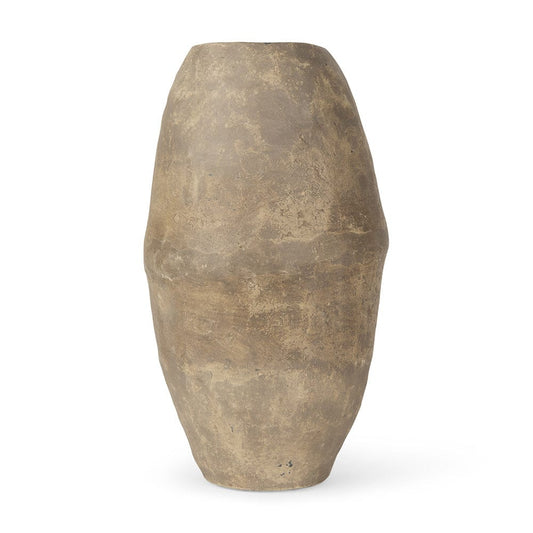 Mercana - Rundal Large Gray Paper Mache Vase - 70209 view 1