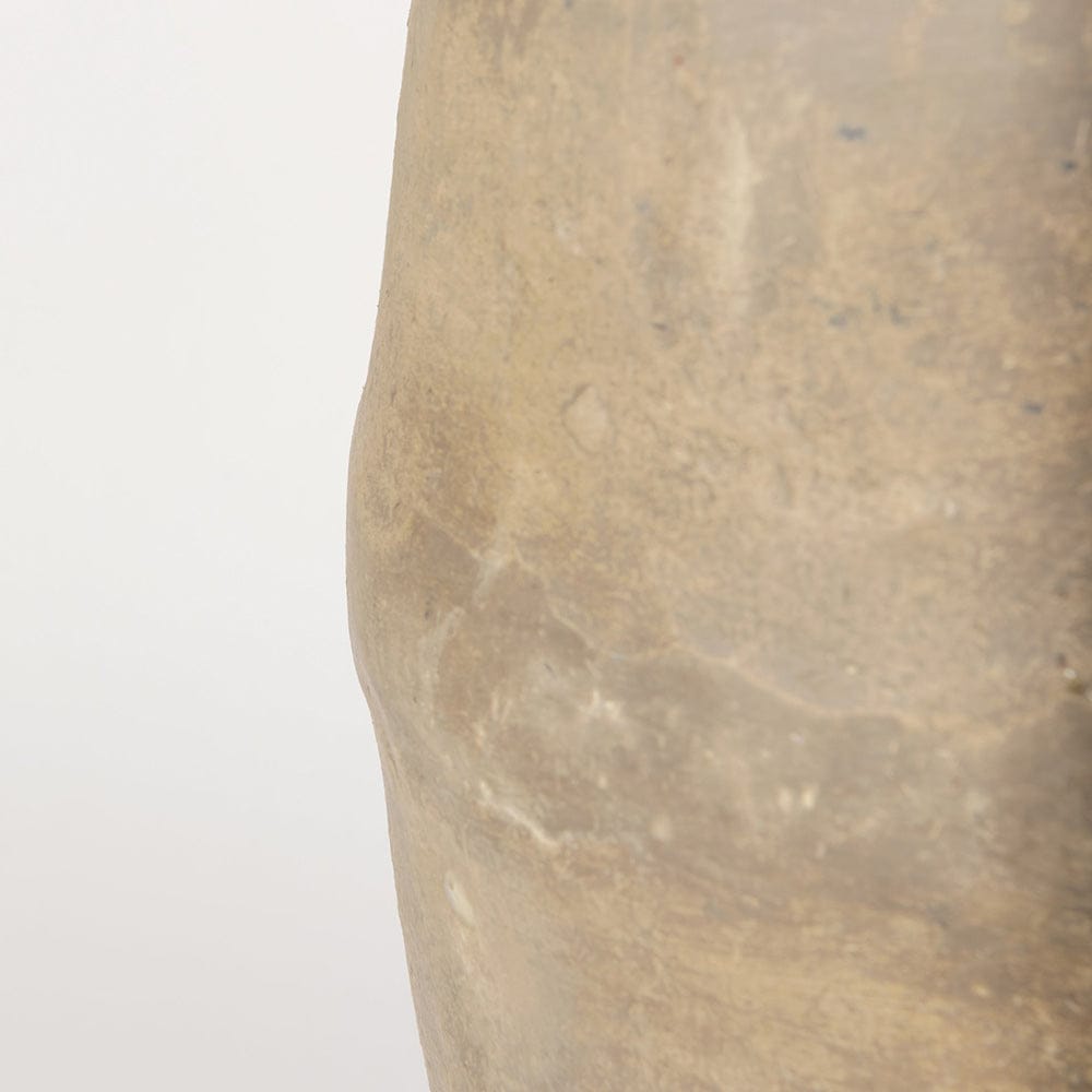 Mercana - Rundal Large Gray Paper Mache Vase - 70209 view 5