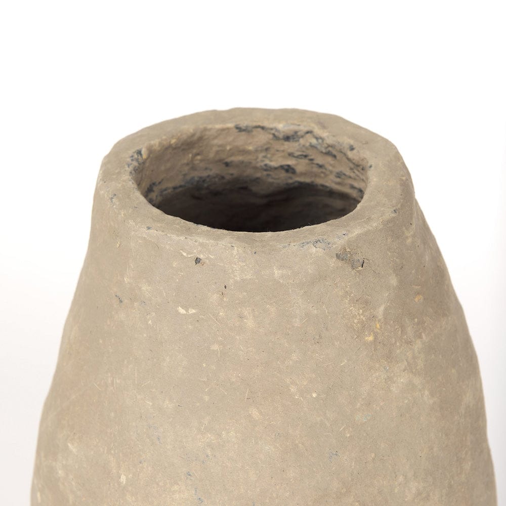 Mercana - Rundal Small Gray Paper Mache Vase - 70208 view 3