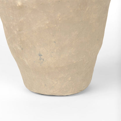 Mercana - Rundal Small Gray Paper Mache Vase - 70208 view 6