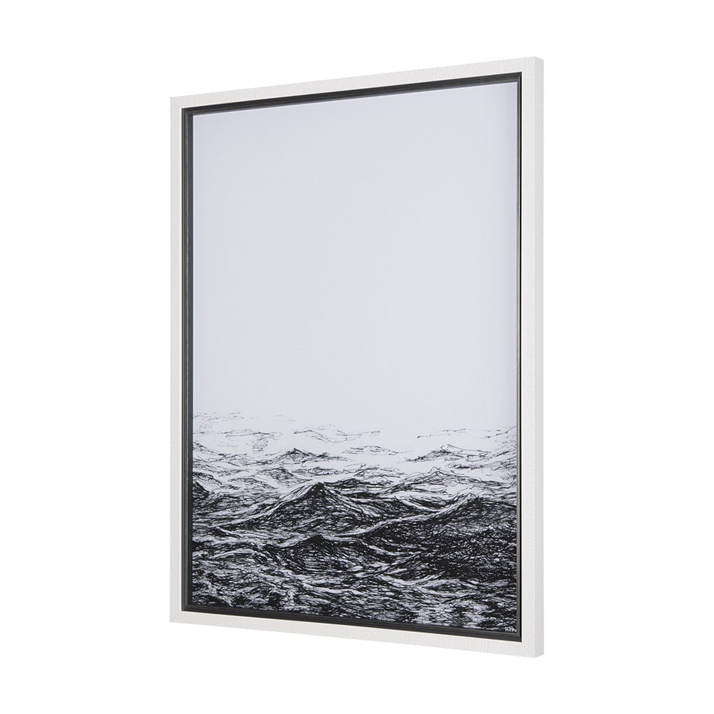 Mercana - Running on Waves II by Simeng a Framed Art Print Matted under Glass - 14853 view 2